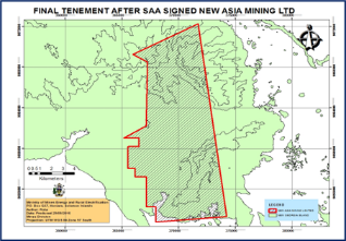 Solomon Company was established and successively acquired exploration and mining rights in many mini